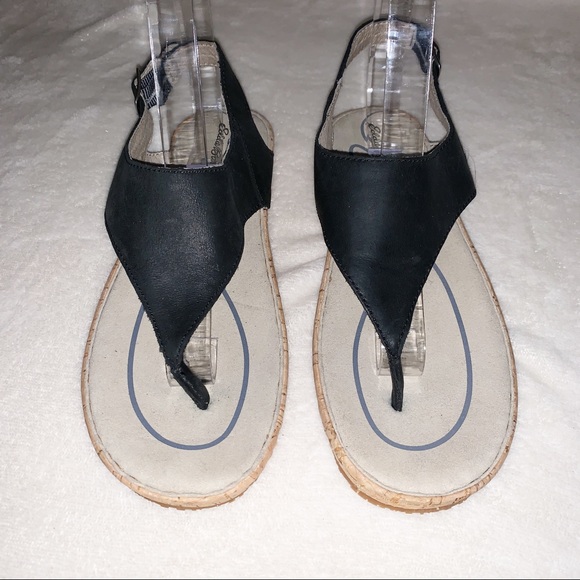 Eddie Bauer Black Leather Tamarind Sandals - Picture 3 of 7